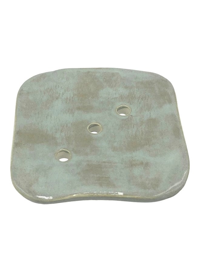 Vierkant zeepbakje keramiek