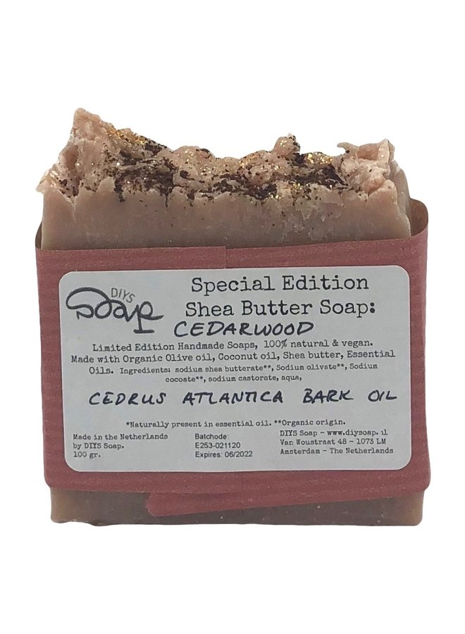 Speciale editie: Shea Butter Soap Cedar & Orange